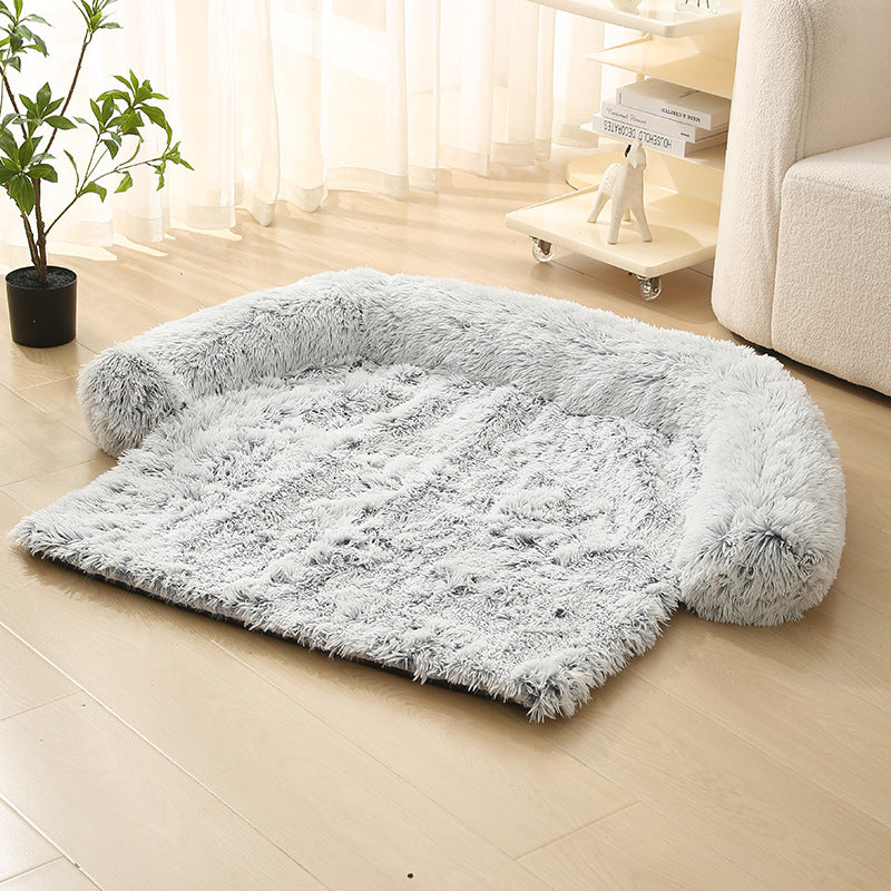 Pet Supplies Sofa Mat Dog Nest Dog Bed Pet Mat Long Plush Cat Nest Cat Mat Removable and Washable Dog Mat