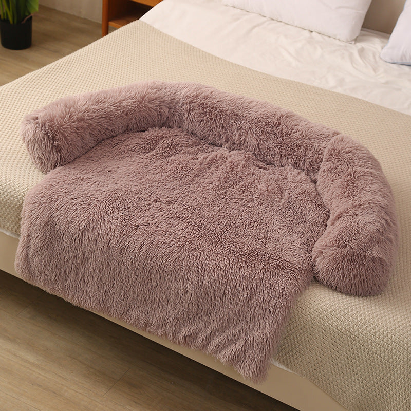 Pet Supplies Sofa Mat Dog Nest Dog Bed Pet Mat Long Plush Cat Nest Cat Mat Removable and Washable Dog Mat