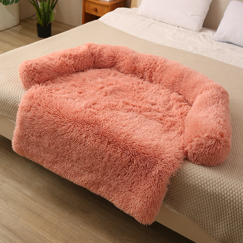 Pet Supplies Sofa Mat Dog Nest Dog Bed Pet Mat Long Plush Cat Nest Cat Mat Removable and Washable Dog Mat